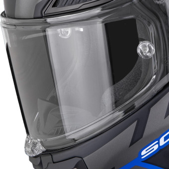 Scorpion Exo Race Air Fury Matt Black Grey Blue
