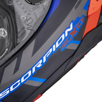 Scorpion Exo Race Air Fury Matt Black Grey Blue