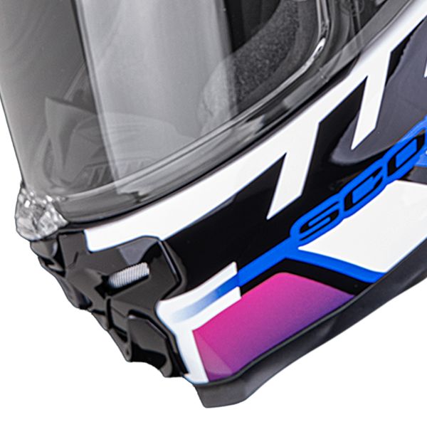 Scorpion Exo Race Air Fury White Pink Blue
