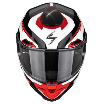 Scorpion Exo Race Air Fury White Silver Red