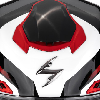 Scorpion Exo Race Air Fury White Silver Red