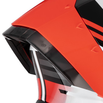 Scorpion Exo Race Air Fury White Silver Red