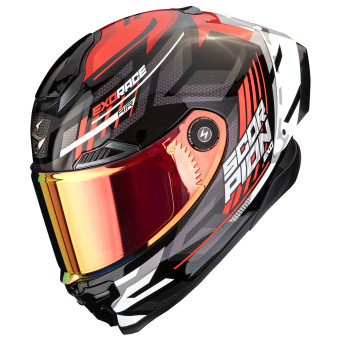 Casque Integral Scorpion Exo Race Air Kobba Black Red