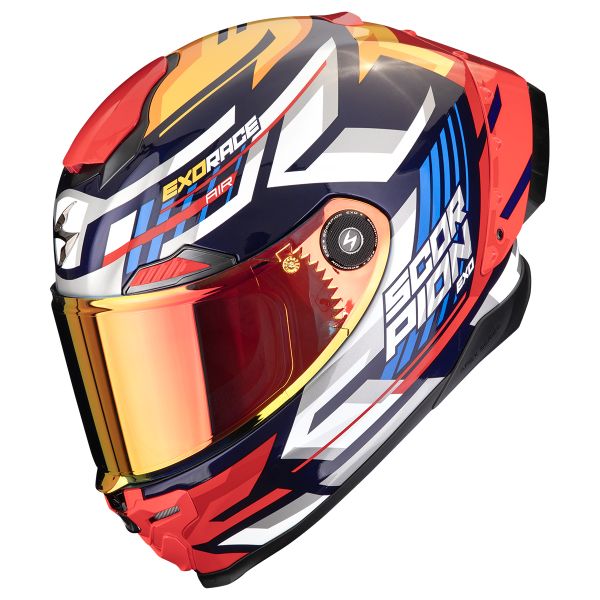 Integral Scorpion Exo Race Air Kobba Blue Yellow Red
