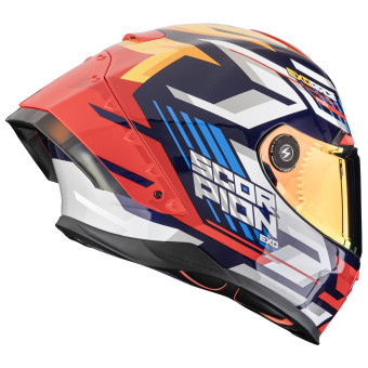 Scorpion Exo Race Air Kobba Blue Yellow Red