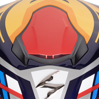 Scorpion Exo Race Air Kobba Blue Yellow Red