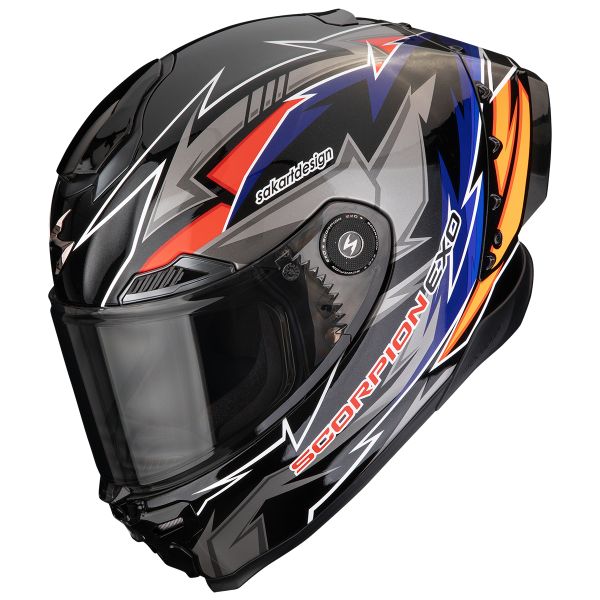 Integral Scorpion Exo Race Air Moove On Black Blue Orange