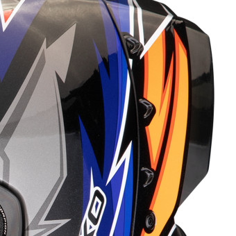 Scorpion Exo Race Air Moove On Black Blue Orange