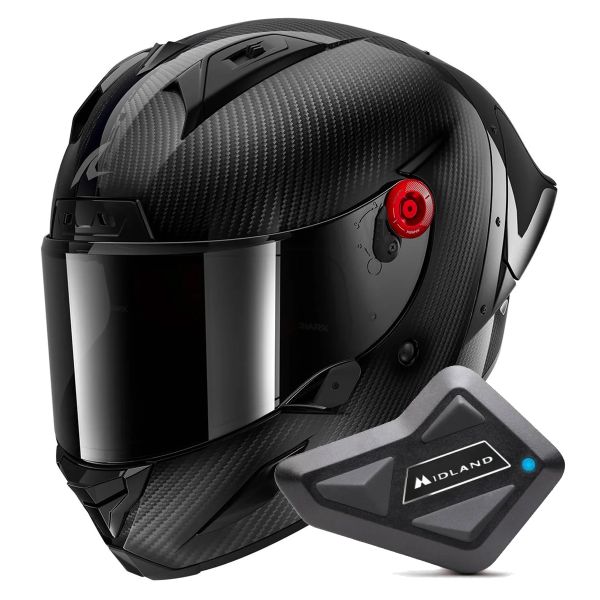 Integral Shark Aeron GP Blank SP Full Carbon + Kit Bluetooth BT Mini