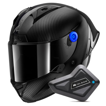 Casque Integral Shark Aeron GP FIM Racing Full Carbon DKD + Kit Bluetooth BT Mini Casque Integral Shark Aeron GP FIM Racing Full Carbon DKD + Kit Bluetooth BT Mini