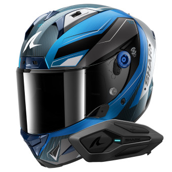 Casque Integral Shark Aeron Mekarium DBS + Kit Bluetooth Sena for Shark Solo Casque Integral Shark Aeron Mekarium DBS + Kit Bluetooth Sena for Shark Solo