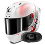 Casque Integral Shark Aeron Speed-Tech DWR + Kit bluetooth 5R Lite Solo