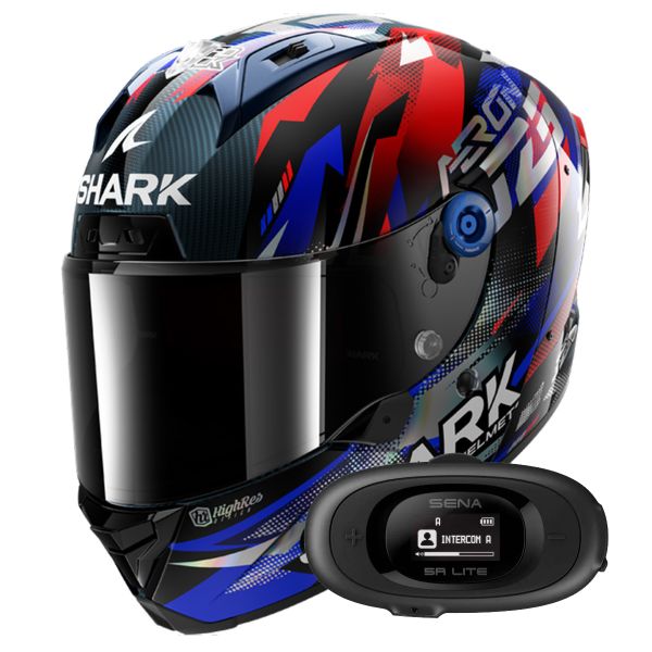 Integral Shark Aeron Zarco GP De France DBU + Kit bluetooth 5R Lite Solo
