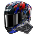 Pack Aeron Zarco GP De France DBU + Kit Bluetooth BT Mini