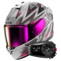 Casque Integral Shark D-Skwal 3 Blast-R Mat SVK + Kit Bluetooth 5S Solo