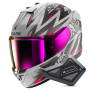 Casque Integral Shark D-Skwal 3 Blast-R Mat SVK + Kit Bluetooth BT Mini