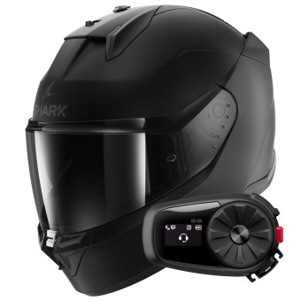 Integral Shark D-Skwal 3 Dark Shadow Edition Mat KMA + Kit Bluetooth 5S Solo