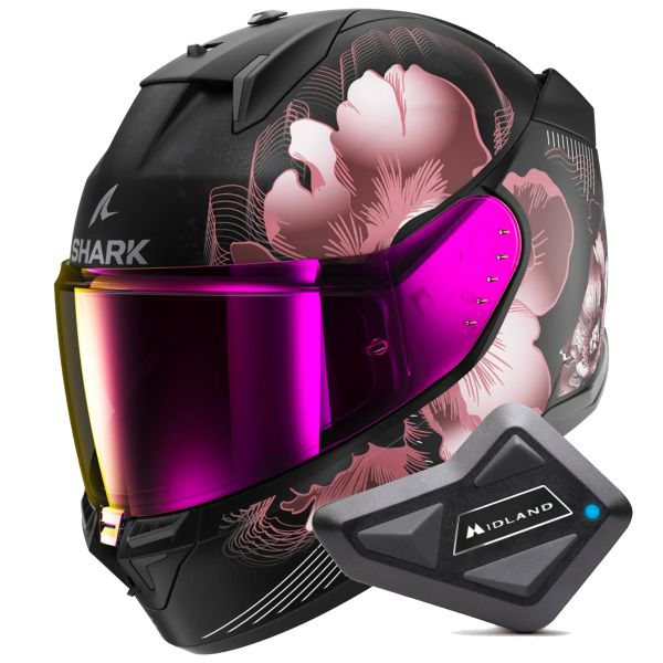 Integral Shark D-Skwal 3 Mayfer Mat KVQ + Kit Bluetooth BT Mini