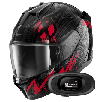 Casque Integral Shark D-Skwal 3 Shiever KAR + Kit Bluetooth 5R Lite Casque Integral Shark D-Skwal 3 Shiever KAR + Kit Bluetooth 5R Lite