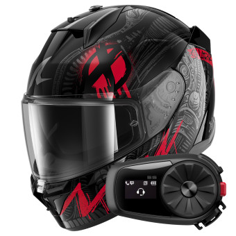 Casque Integral Shark D-Skwal 3 Shiever KAR + Kit Bluetooth 5S Solo Casque Integral Shark D-Skwal 3 Shiever KAR + Kit Bluetooth 5S Solo