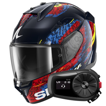 Integral Shark D-Skwal 3 Speed-Vib BRB + Kit Bluetooth 5S Solo