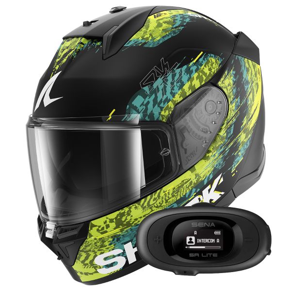 Integral Shark D-Skwal 3 Speed-Vib Mat KGB + Kit Bluetooth 5R Lite