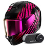 Casque Integral Shark Ridill 2 Assya KVV + Kit Bluetooth Lokui K30
