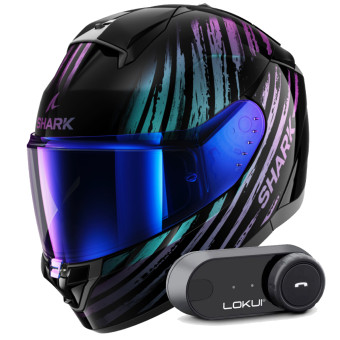 Integral Shark Ridill 2 Assya KXK + Kit Bluetooth Lokui K30