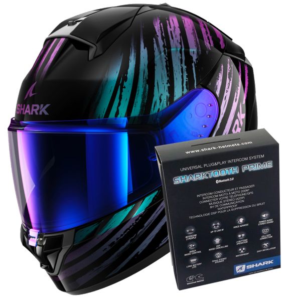 Integral Shark Ridill 2 Assya KXK + Kit Bluetooth Sharktooth Prime