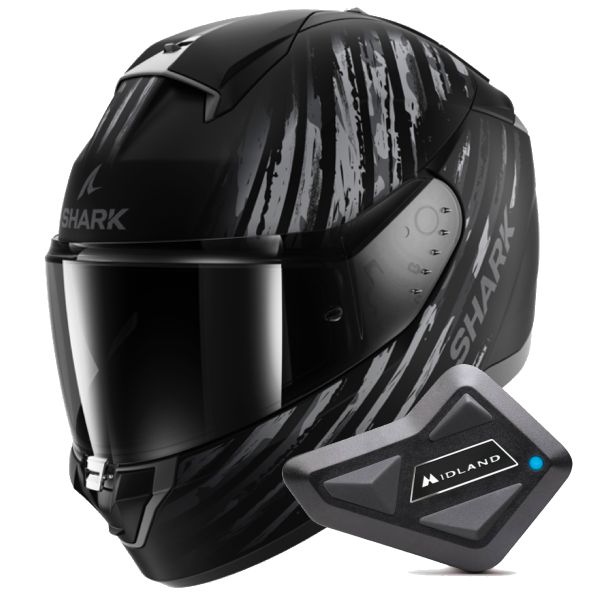 Integral Shark Ridill 2 Assya Mat KAA + Kit Bluetooth BT Mini