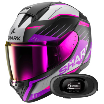 Integral Shark Ridill 2 Bersek Mat KVV + Kit Bluetooth 5R Lite