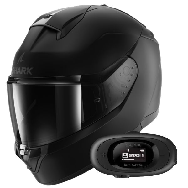 Integral Shark Ridill 2 Blank Mat KMA + Kit Bluetooth 5R Lite