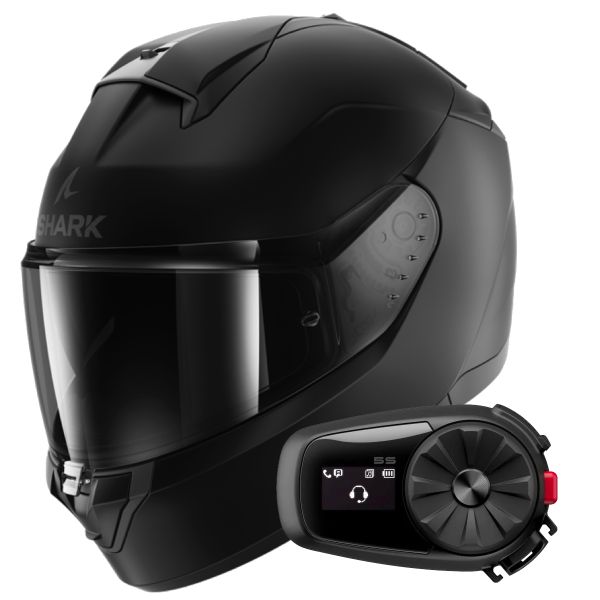 Integral Shark Ridill 2 Blank Mat KMA + Kit Bluetooth 5S Integral Shark Ridill 2 Blank Mat KMA + Kit Bluetooth 5S