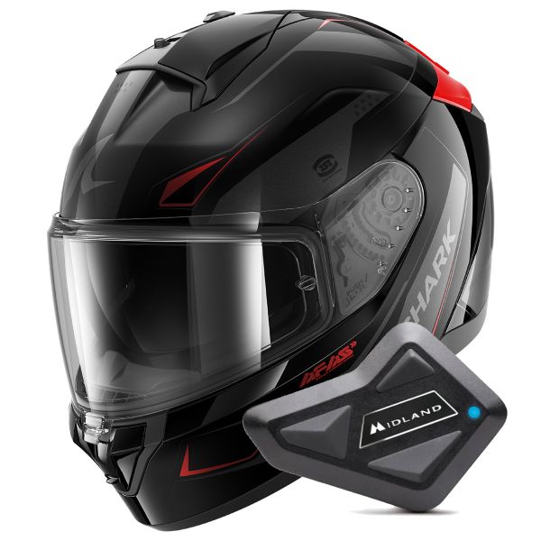 Integral Shark Ridill 2 Mekarium KAR + Kit Bluetooth BT Mini