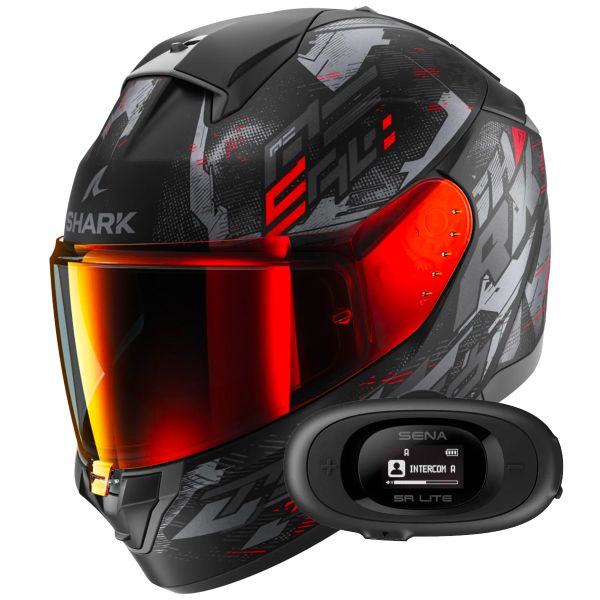 Integral Shark Ridill 2 Molokai Mat KAR + Kit bluetooth 5R Lite Solo Integral Shark Ridill 2 Molokai Mat KAR + Kit bluetooth 5R Lite Solo