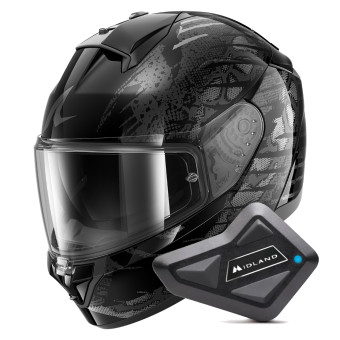 Integral Shark Ridill 2 Reptaia KAS + Kit Bluetooth BT Mini