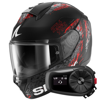Integral Shark Ridill 2 Speed-Vib Mat KAR + Kit Bluetooth 5S Solo