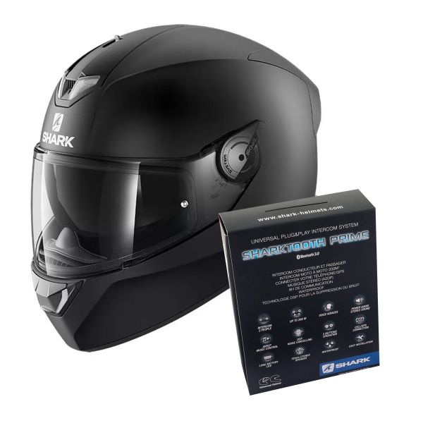 Integral Shark Skwal 2.2 Blank Mat KMA + Kit Bluetooth Sharktooth Prime