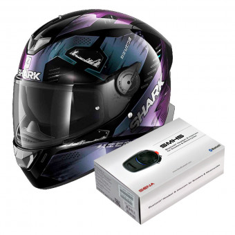 Integral Shark Skwal 2.2 Venger KXK + Kit Bluetooth Sena SMH5