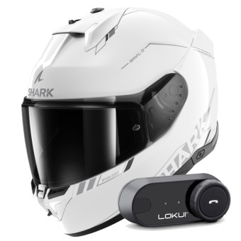 Integral Shark Skwal i3 Blank SP WSA + Kit Bluetooth Lokui K30