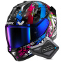 Casque Integral Shark Skwal i3 Hellcat KUB + Kit Bluetooth BT Mini