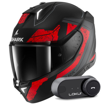 Integral Shark Skwal i3 Hellcat Mat KUR + Kit Bluetooth Lokui K30
