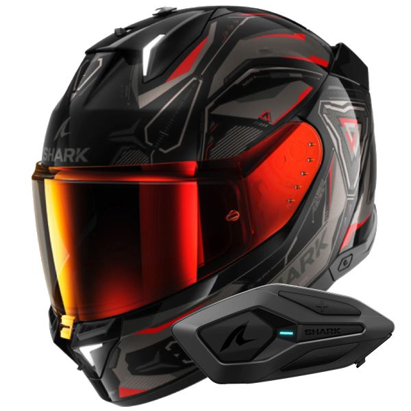 Integral Shark Skwal i3 Linik KAR + Kit Bluetooth Sena for Shark Solo