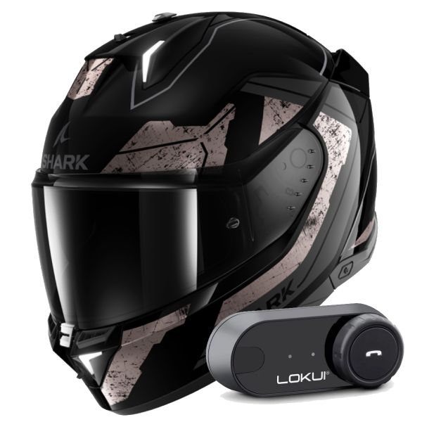 Integral Shark Skwal i3 Rhad KUA + Kit Bluetooth Lokui K30