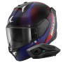 Casque Integral Shark Skwal i3 Speed-Tech Mat KRB + Kit Bluetooth Sena for Shark Solo