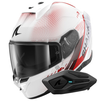 Casque Integral Shark Skwal i3 Speed-Tech WRK + Kit Bluetooth Sena for Shark Solo Casque Integral Shark Skwal i3 Speed-Tech WRK + Kit Bluetooth Sena for Shark Solo