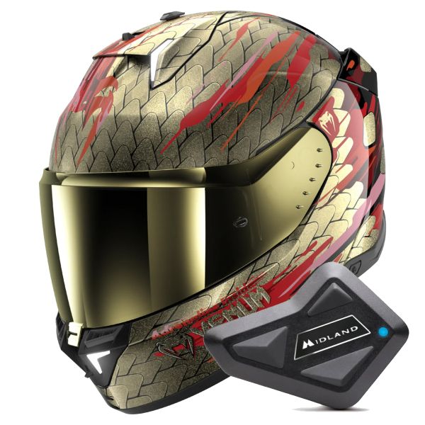 Integral Shark Skwal i3 Venum KRQ + Kit Bluetooth BT Mini