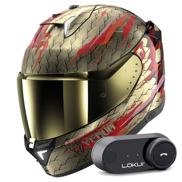 Integral Shark Skwal i3 Venum KRQ + Kit Bluetooth Lokui K30