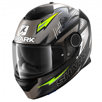 Casque Integral Shark Spartan 1.2 Adrian Parassol Mat AKY Casque Integral Shark Spartan 1.2 Adrian Parassol Mat AKY