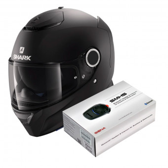 Integral Shark Spartan 1.2 Blank Mat KMA + Kit Bluetooth Sena SMH5